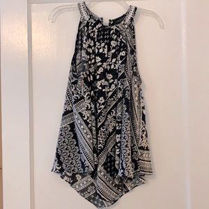 Laundry handkerchief style tank top